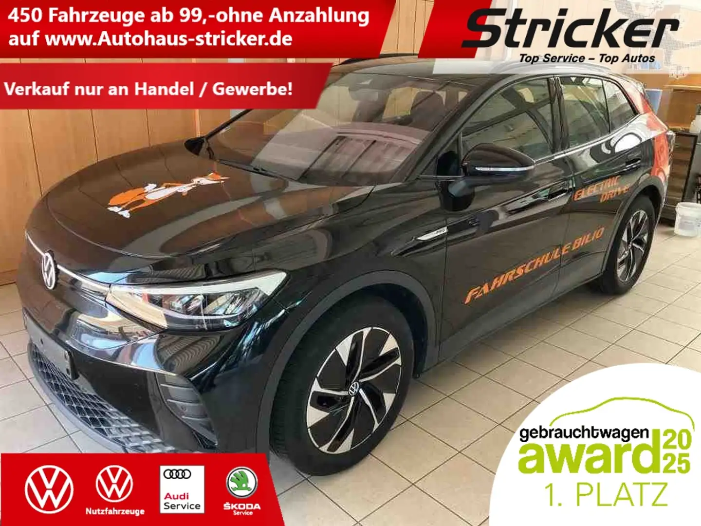 Volkswagen ID.4 Pro Performance 150/77 §$ Fahrschule AHK ACC Kame Schwarz - 1