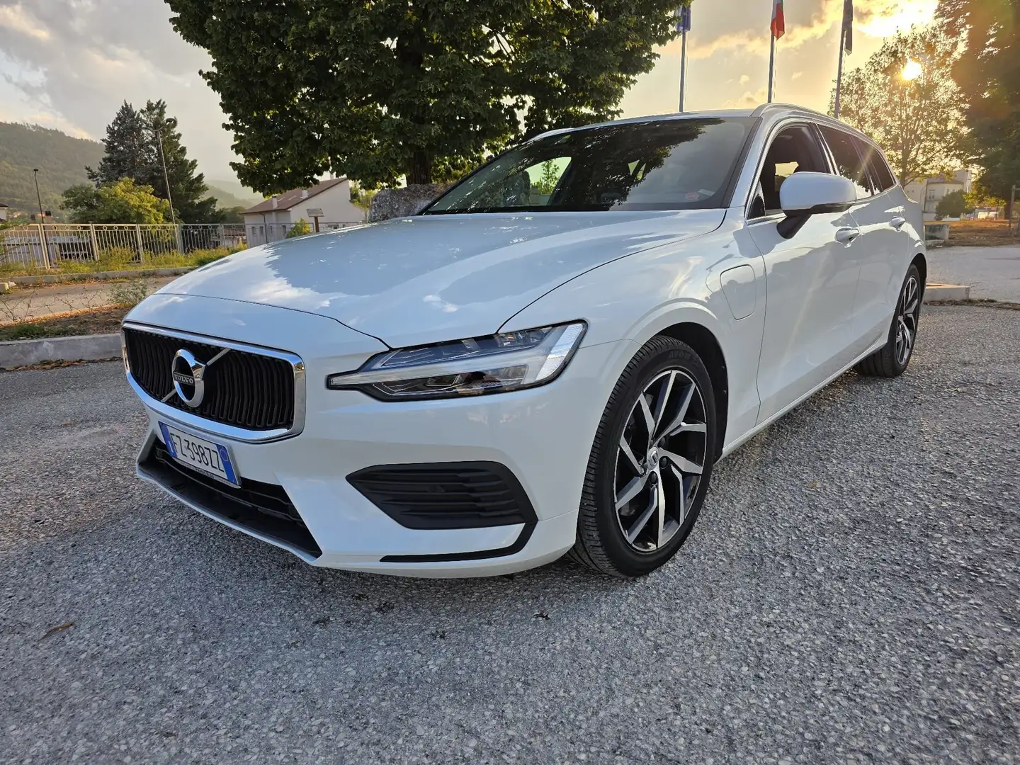 Volvo V60 V60 II 2.0 t6 te Business Plus awd geartronic my20 Blanco - 1