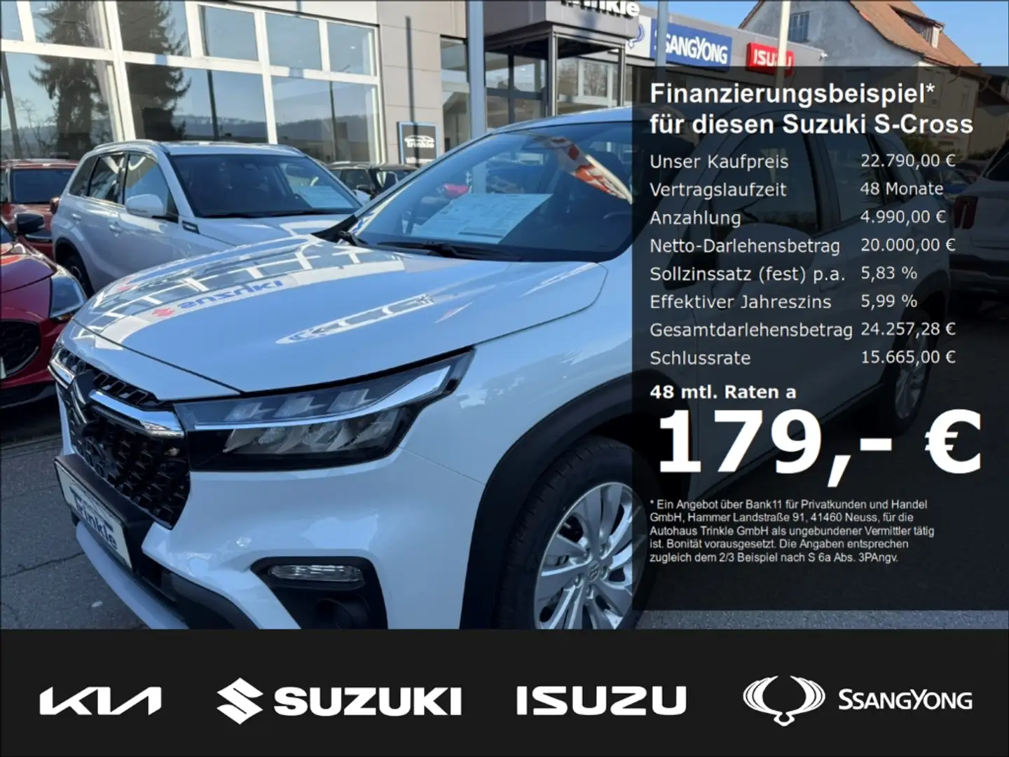 Suzuki SX4 S-Cross Edition 1.4 Navi LED Apple CarPlay Android Auto DA Blanco - 1