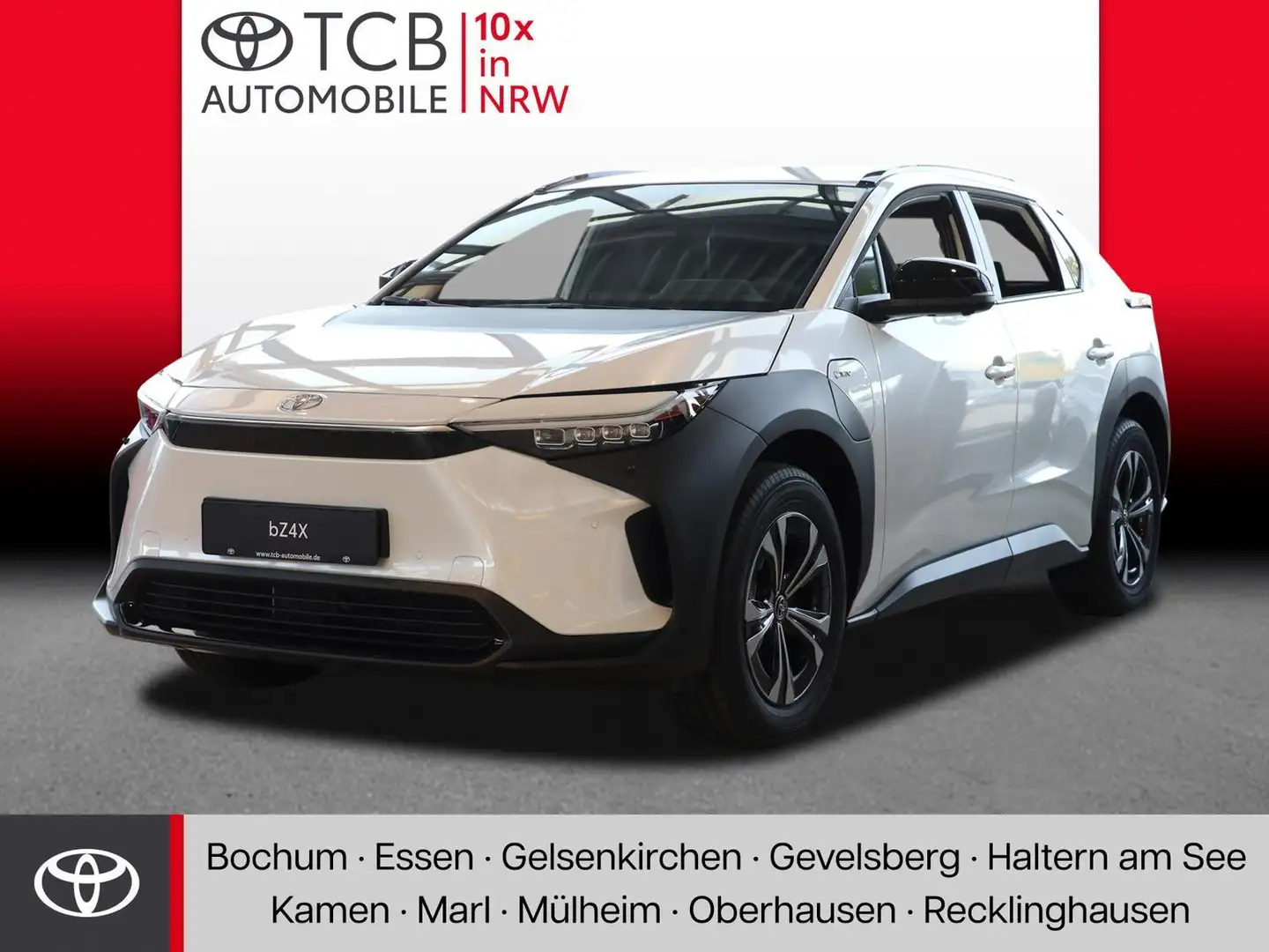 Toyota bZ4X + Comfort Paket PDC KLIMA LED NAVI Wit - 1
