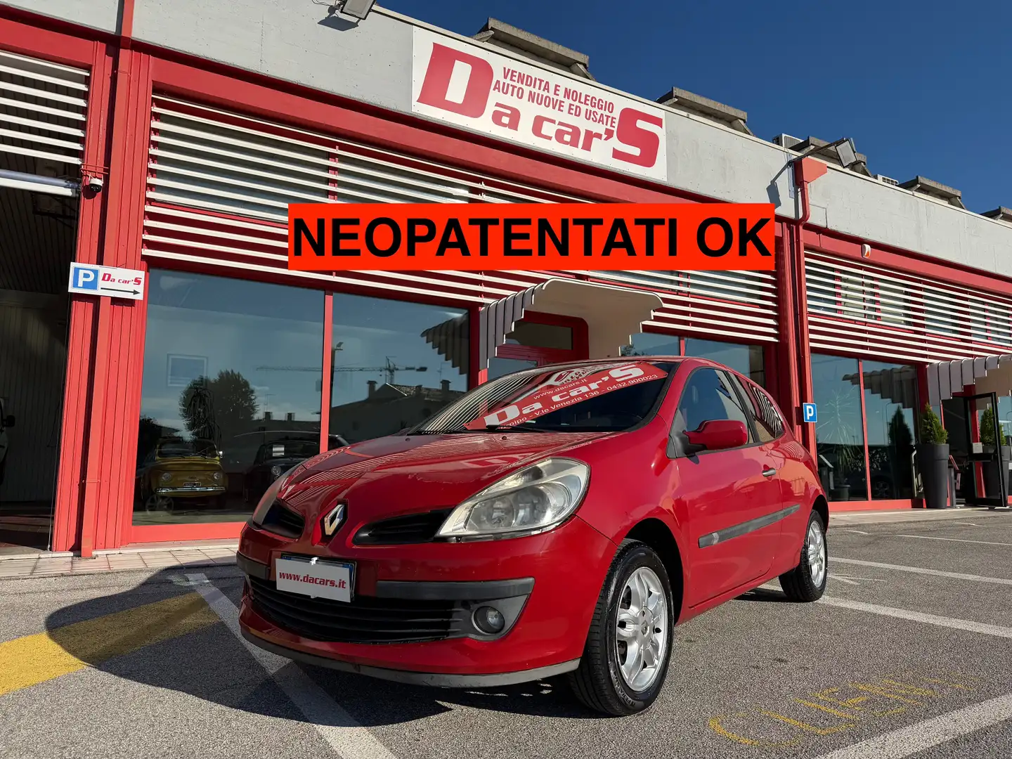 Renault Clio 3p 1.2 16v Le Iene, NEOPATENTATI OK! Rosso - 1