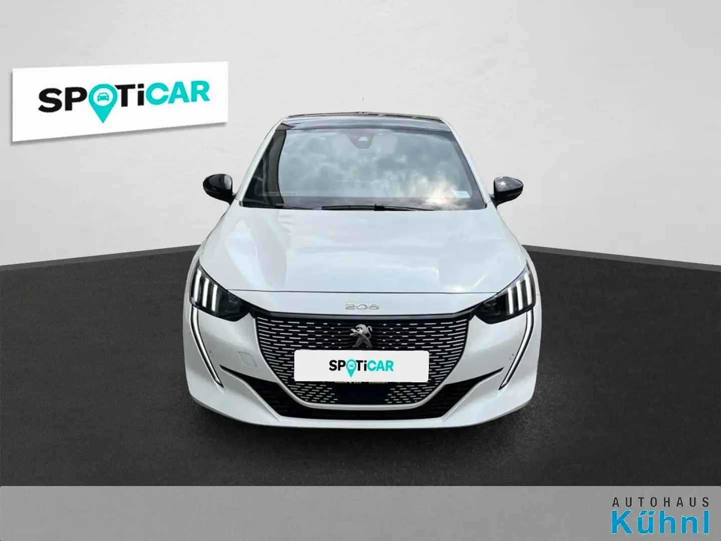Peugeot 208 E-208 GT Elektro 136 Batterie 50 KWh Blanc - 2
