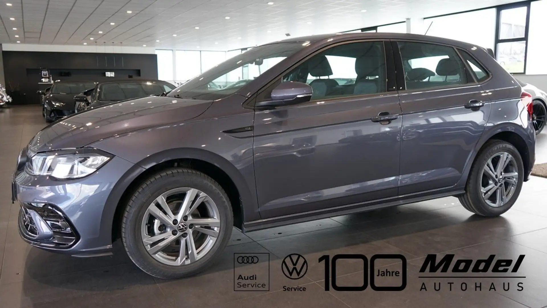 Volkswagen Polo 1.0 TSI R-Line | Climatronic | LED | ACC Gris - 1
