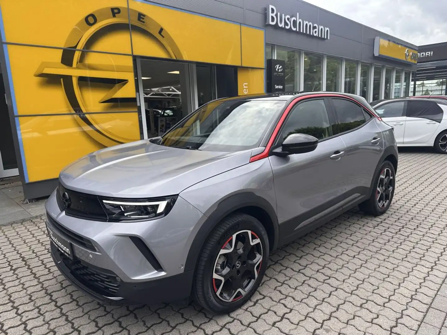 Opel Mokka-E GS Line +NAVI+11KW OBC+RFK+LED+ Argent - 1