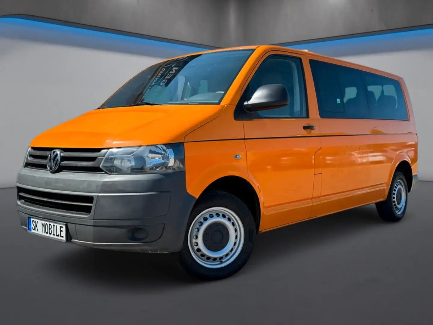Volkswagen T5 Caravelle T5 Bus Caravelle Trendline Lang*KLIMA*9SITZ Orange - 1