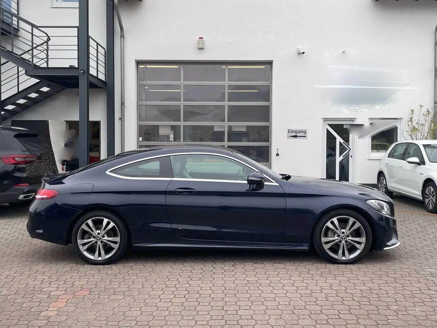 Mercedes-Benz C 220 C 220d Coupe*AMG-Line*9-Gang*Navi*Leder*SHZ*MwSt* Blau - 1
