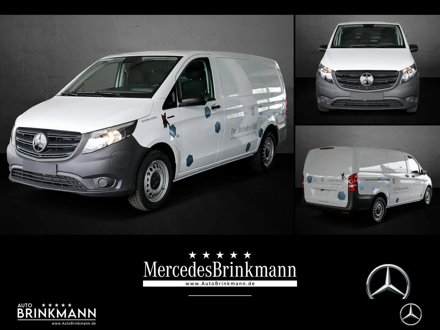 Mercedes-Benz Vito eVito 112 Kasten 85 KW Kamera SHZ Klima Weiß - 1