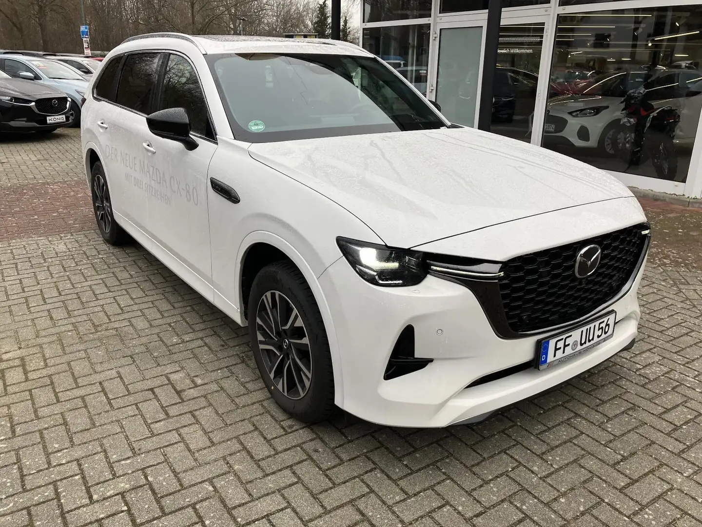 Mazda CX-80 3.3L e-SKYACTIV D 254PS AWD Homura Plus Weiß - 2