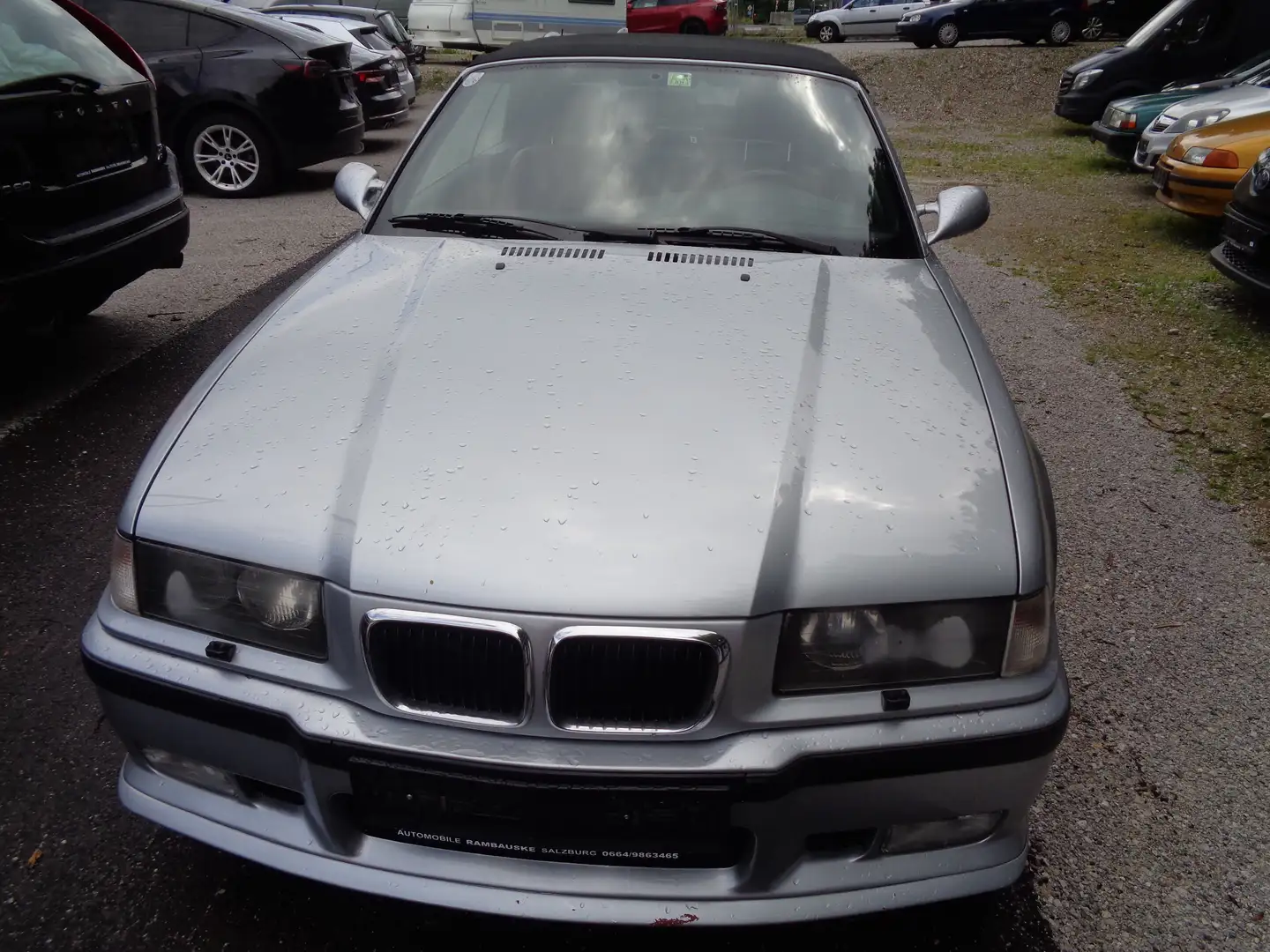 BMW 328 328i Cabrio Automatik Leder Silber - 2