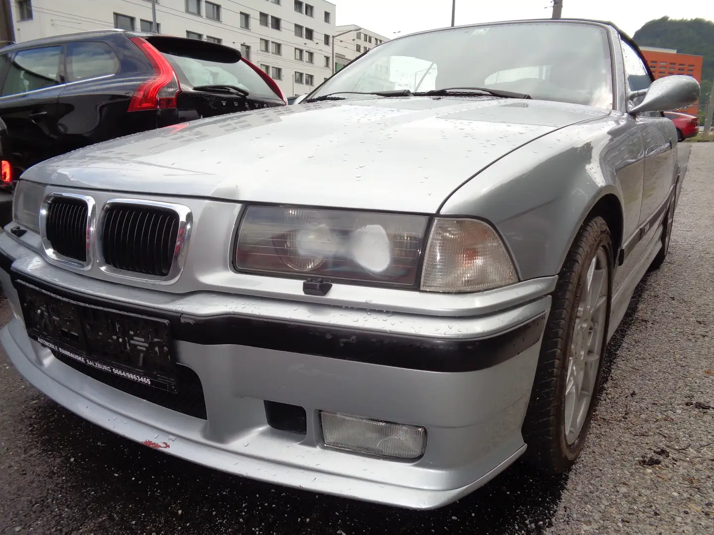 BMW 328 328i Cabrio Automatik Leder Silber - 1