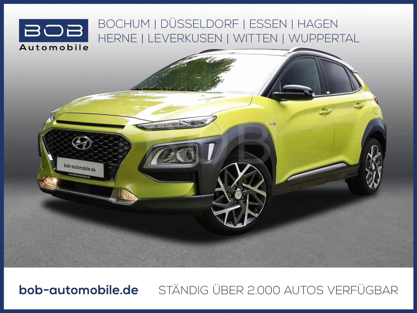 Hyundai KONA 1,6 GDI Style Hybrid 2WD NAVI SHZ PDC Amarillo - 1
