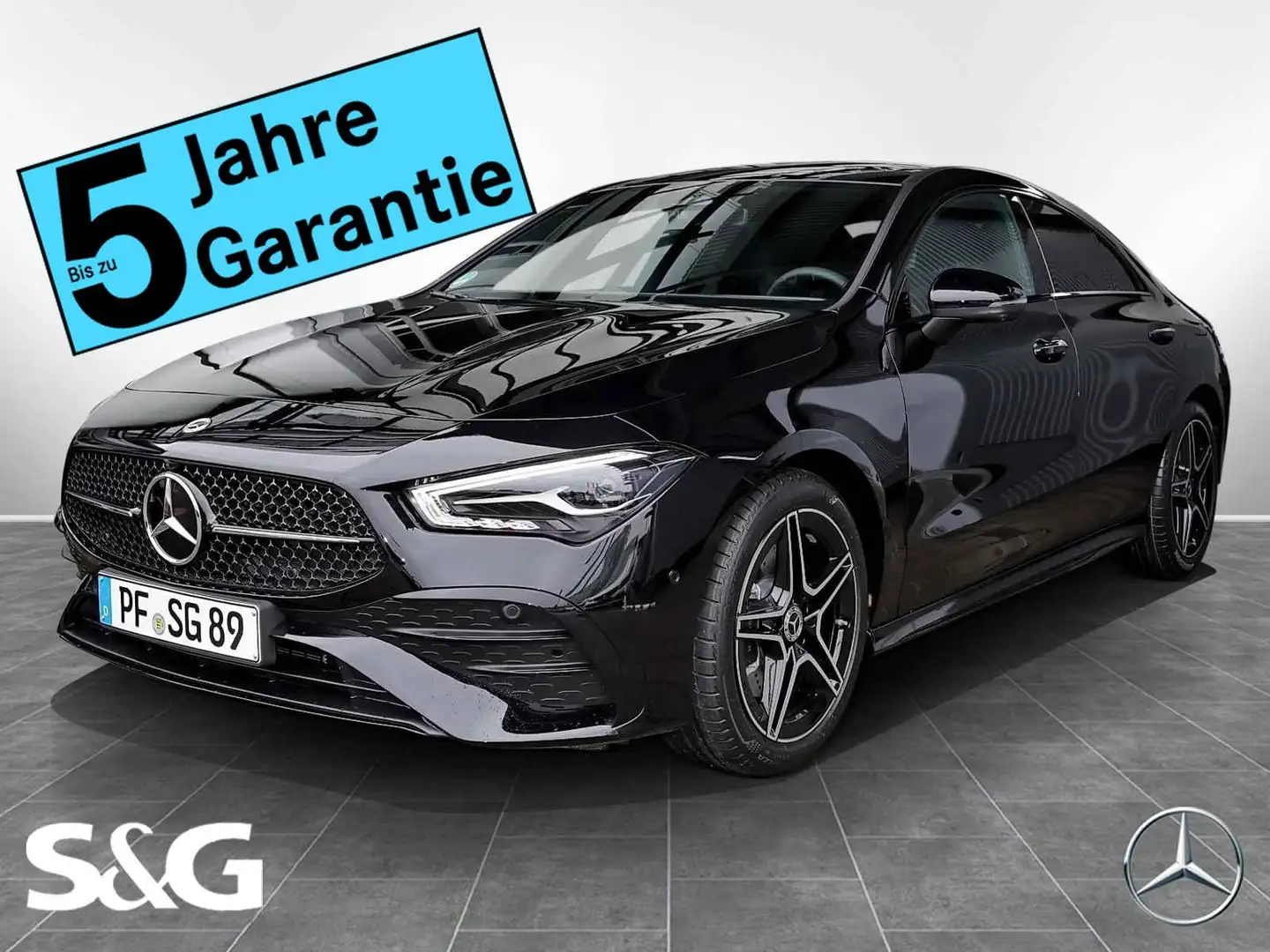 Mercedes-Benz CLA 200 Coupé AMG MBUX+360°+LED+Pano+Night+Distr Schwarz - 1