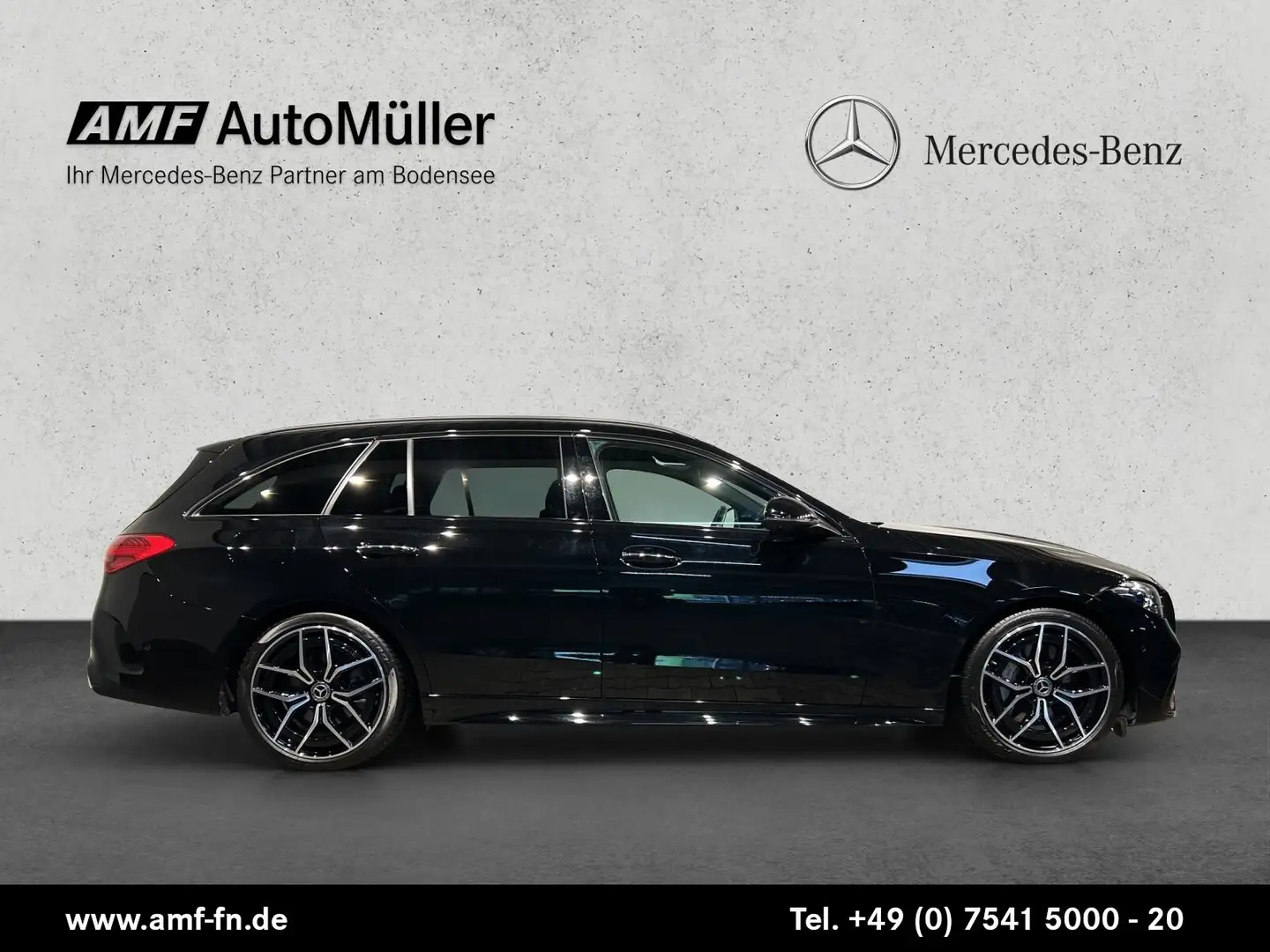 Mercedes-Benz C 180 C 180 T AMG LINE PREMIUM AHK+MEMORY+360°+STANDH. Noir - 2