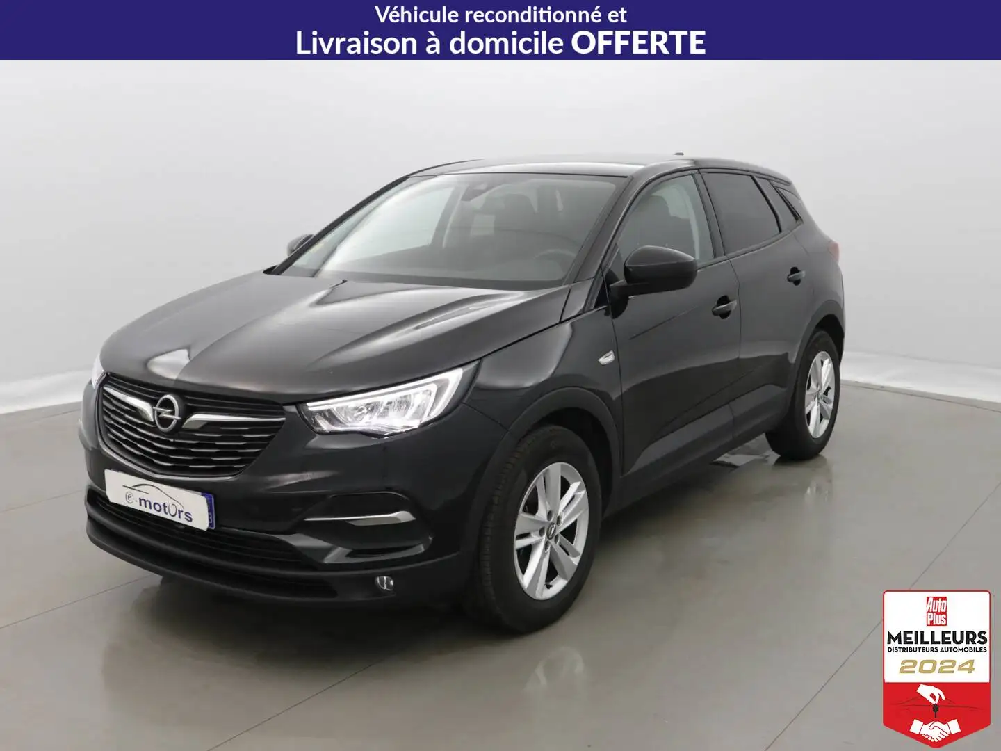 Opel Grandland X 1.5 Diesel 130 BVA8 Edition +GPS +PDC AR/AV Noir - 1