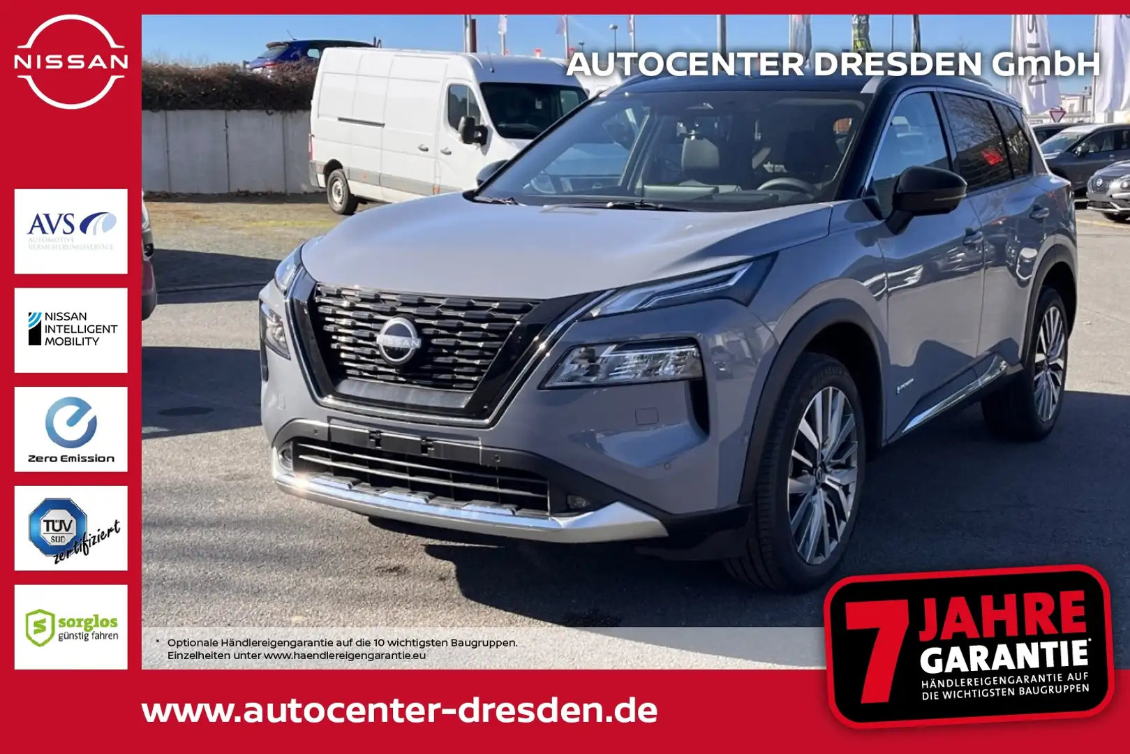 Nissan X-Trail 1.5VC-T e-4ORCE Tekna+ HUD Navi 360 BOSE Grau - 1