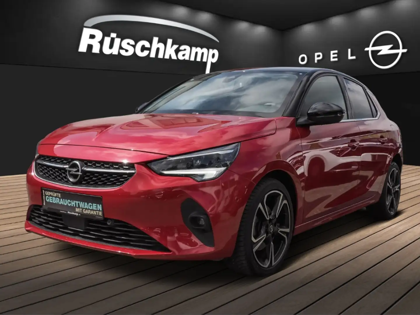 Opel Corsa F Elegance SHZ Kamera PDC v+h Klimaauto Rosso - 1