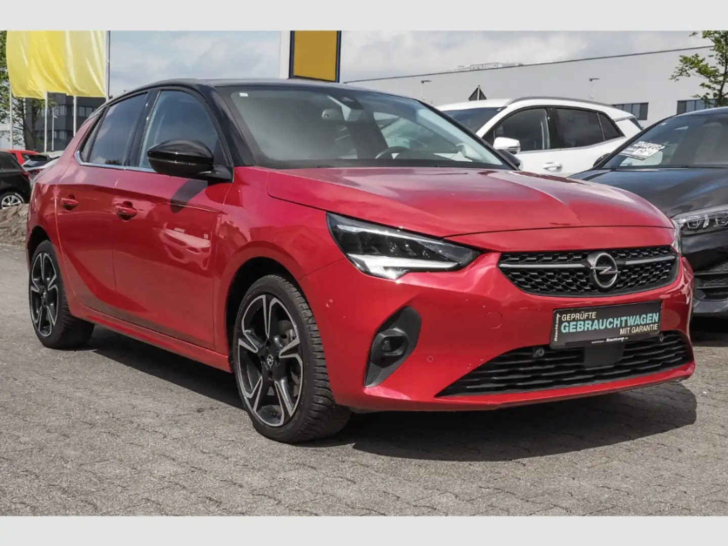 Opel Corsa F Elegance SHZ Kamera PDC v+h Klimaauto Rosso - 2