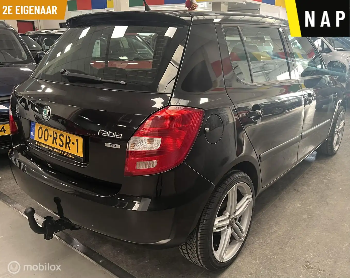 Skoda Fabia 1.2 TSI Tour-NAP-2e eigenaar -Koppeling vervangen Schwarz - 2