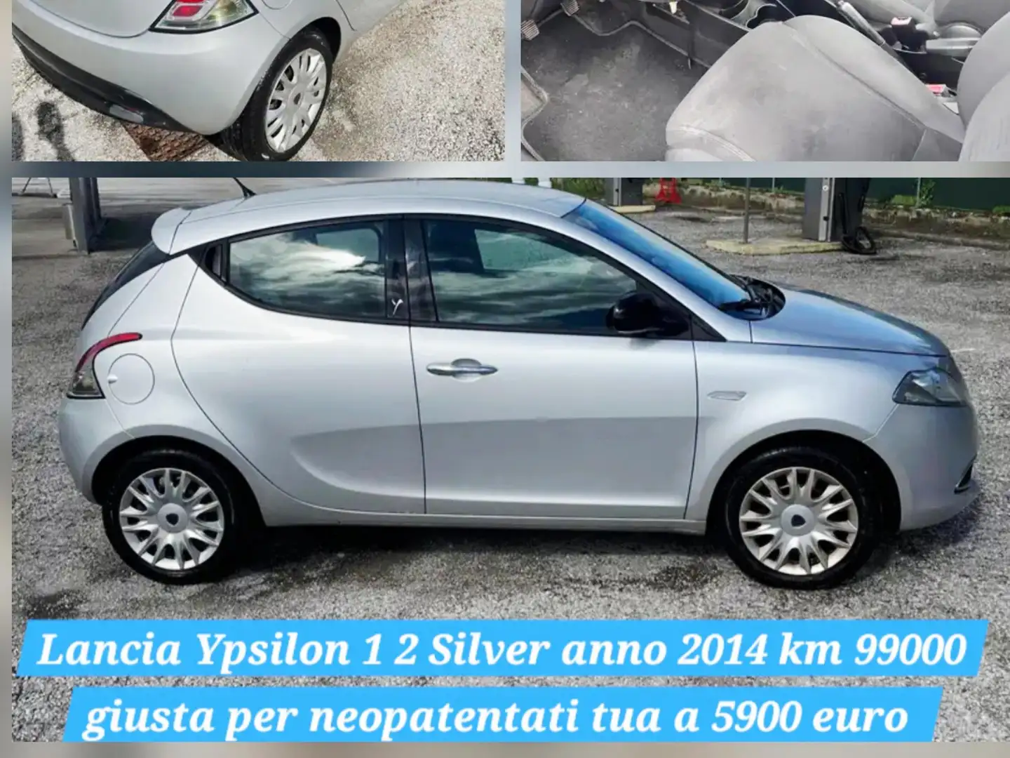 Lancia Ypsilon 1.2 8v Silver NEOpatentati a € 185 mese Argento - 1