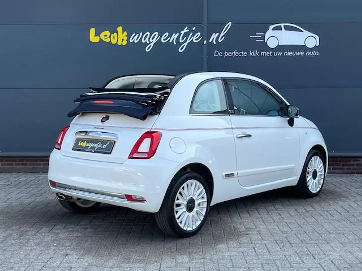 Fiat 500C 1.2 Dolcevita Cabrio *xenon *carplay *leer *clima Blanc - 2