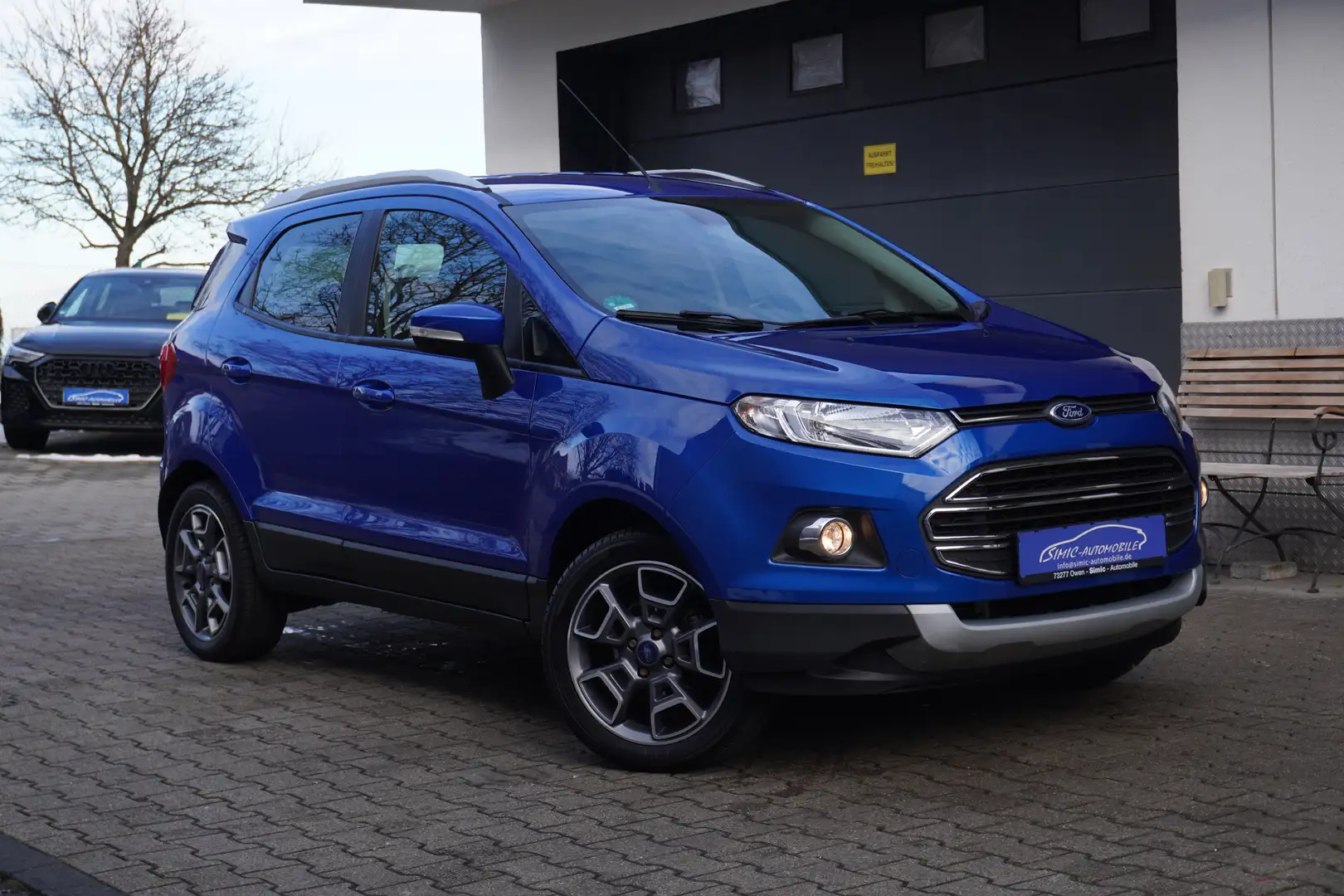 Ford EcoSport 1.0 EcoBoost Titanium KLIMA+LEDER+NAVI+KAMERA+ALU Bleu - 1