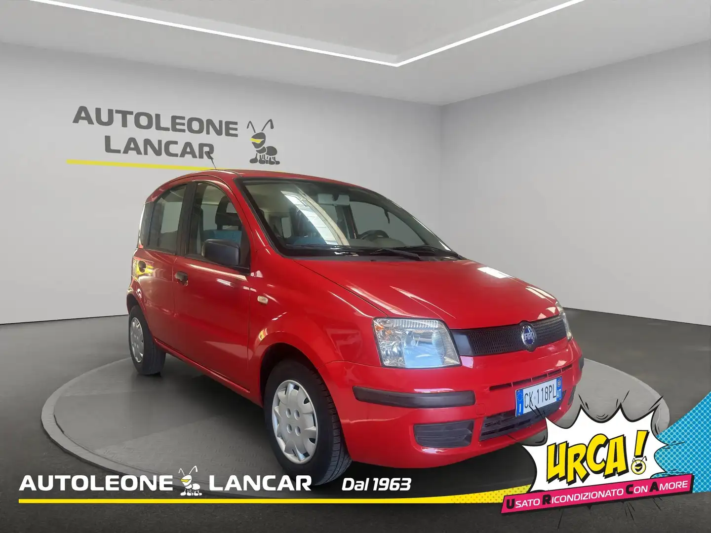 Fiat Panda 1.1 Active 55cv Rosso - 1
