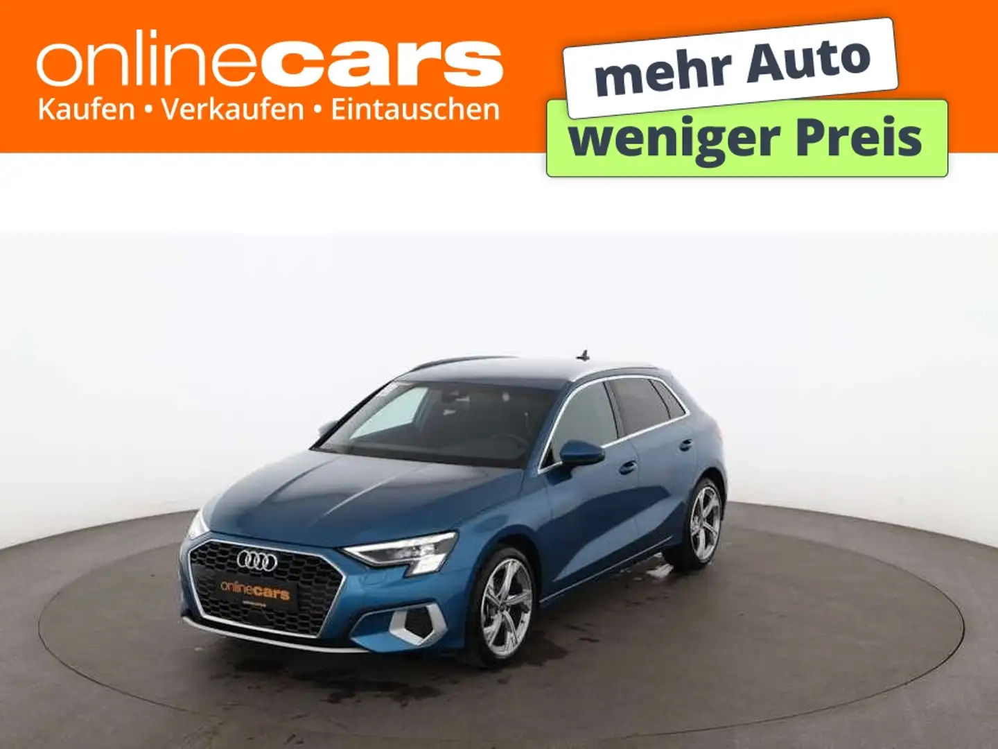 Audi A3 Sportback 35 TFSI advanced Aut MATRIX B&O NAVI Blau - 1