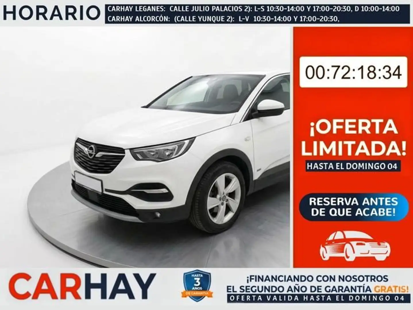 Opel Grandland X 1.6 Turbo Edition Auto 4x2 Blanco - 1