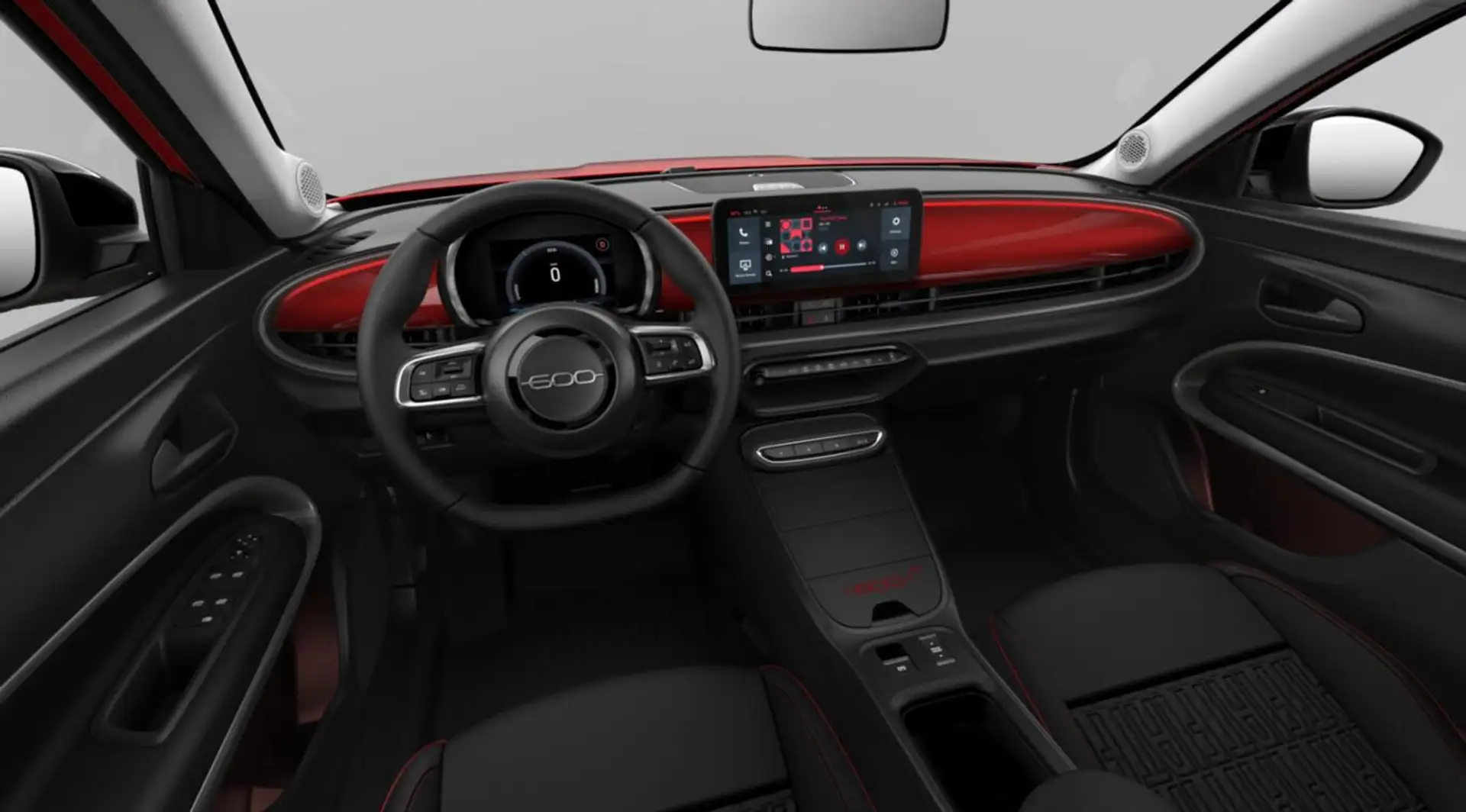 Fiat 600e 54kWh 156 RED LED PDC Tempomat DAB DigCo 115 kW... Kırmızı - 2