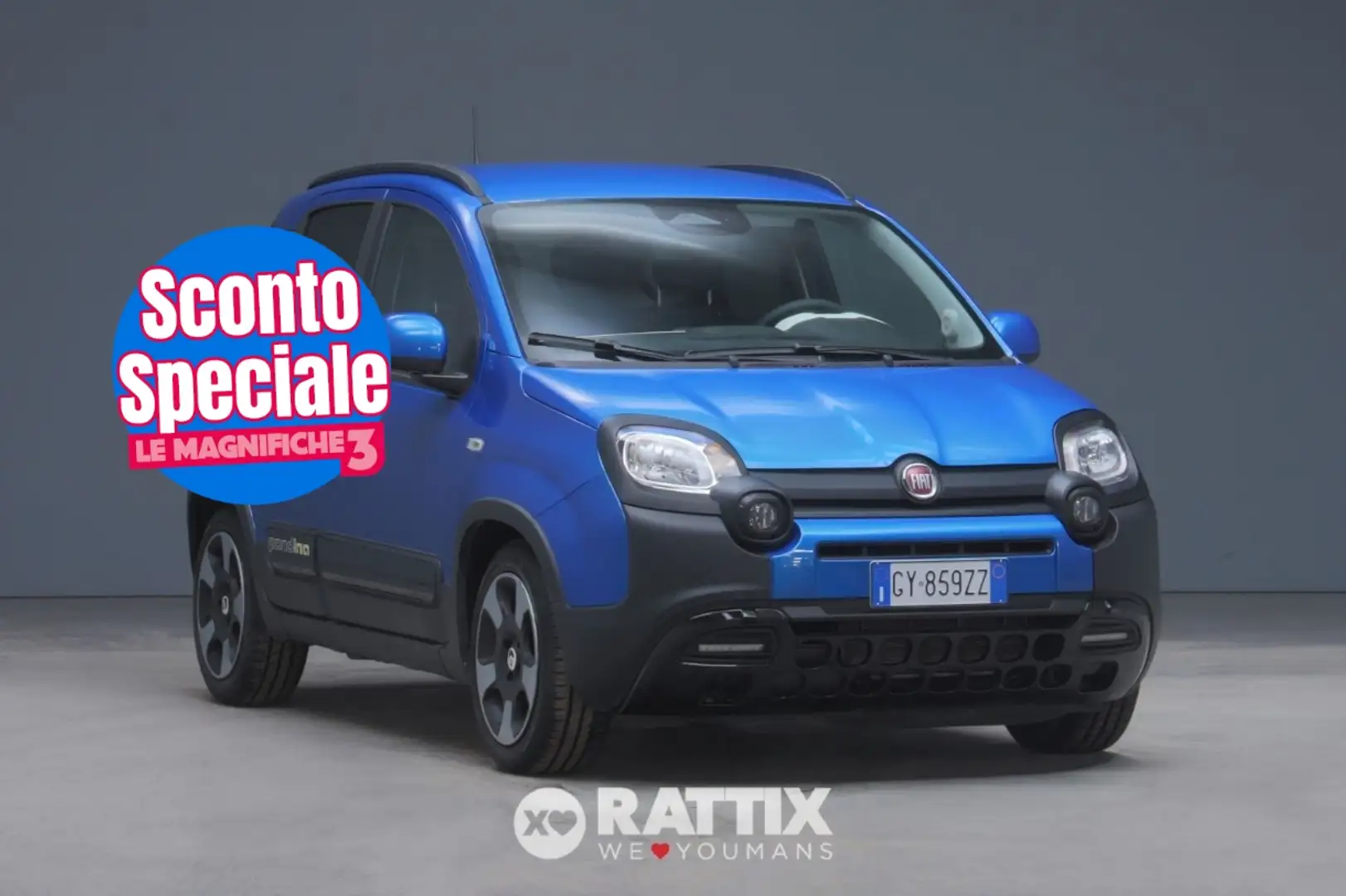 Fiat Panda Pandina 1.0 Firefly Hybrid 70CV Cross Blu/Azzurro - 1