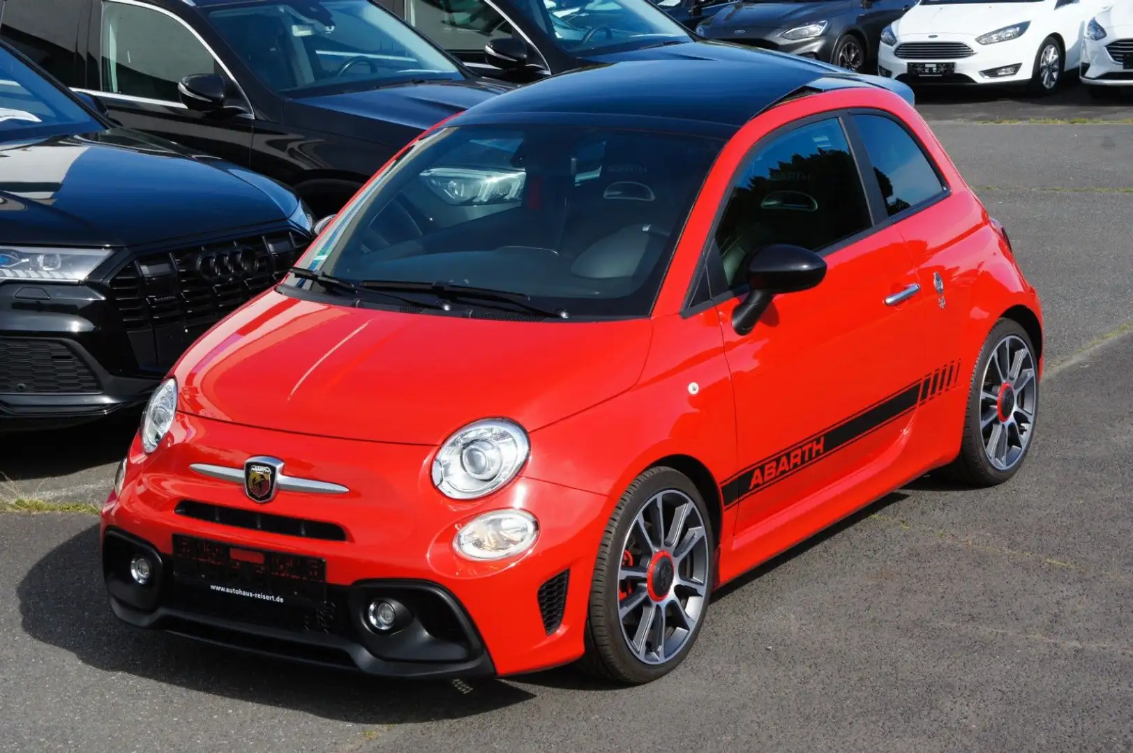 Abarth 595 Turismo Autom*PANO*LEDER*XEN*70YEARS*NAV Rouge - 1