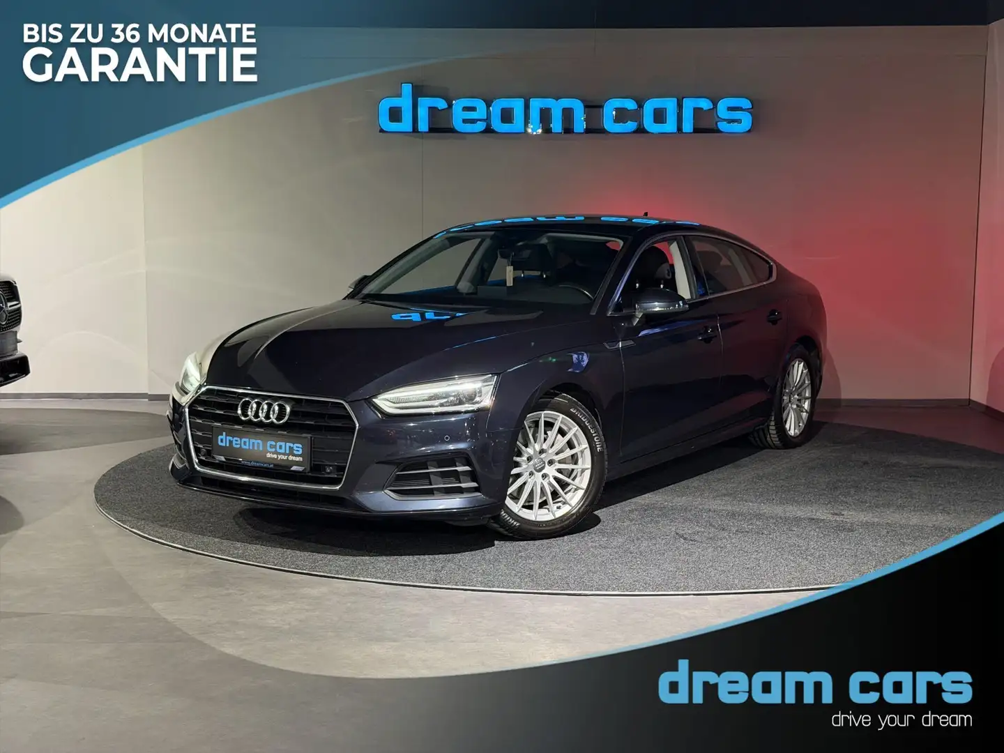 Audi A5 Sportback 2,0 TDI / AMBIENTE LICHT / AUDI PRE SEN Blau - 1