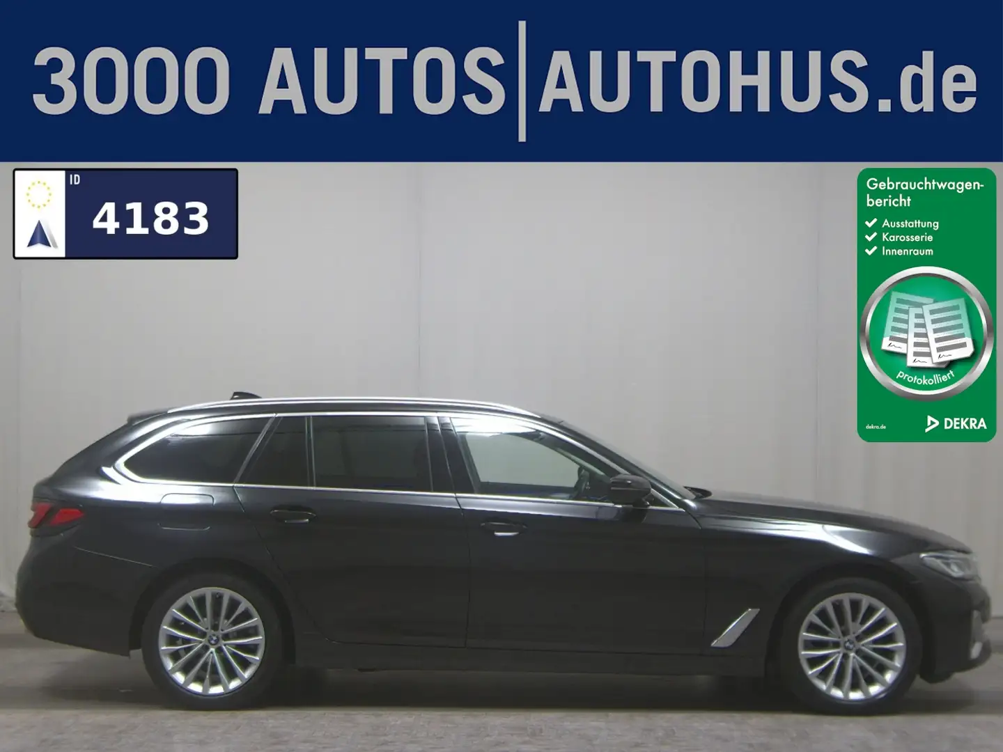 BMW 520 dA Touring Luxury-Line Laser LC Prof HuD HiFi Schwarz - 1