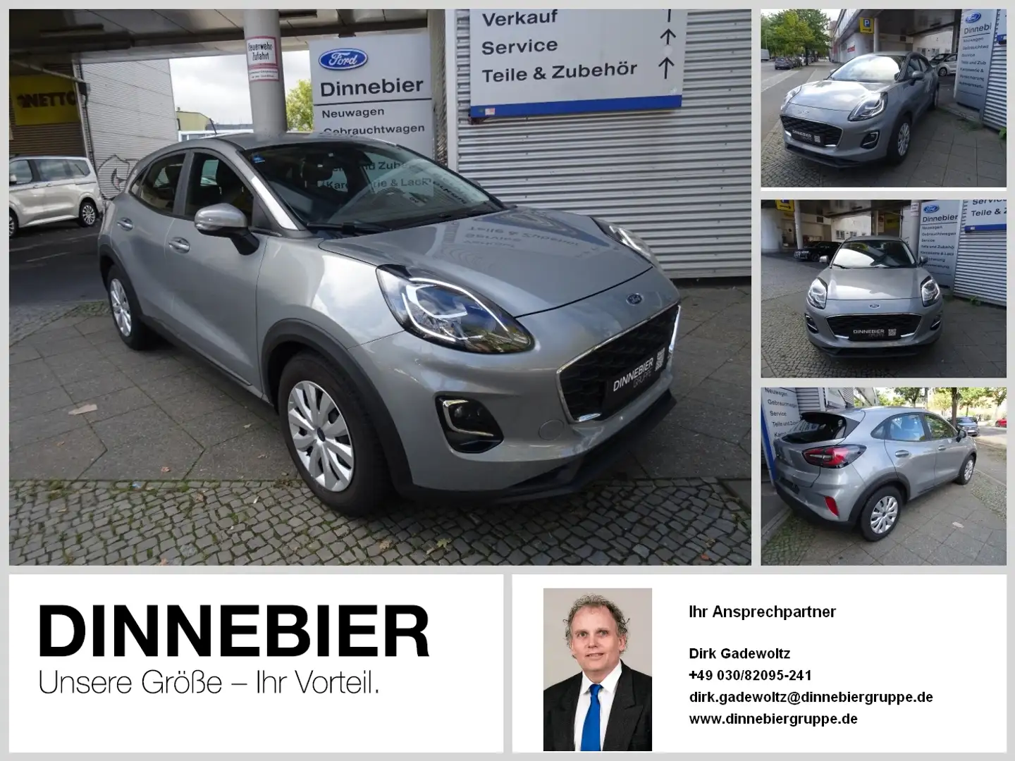 Ford Puma Cool & Connect +DAB+Beh.Frontsch.+SHZ Plateado - 1