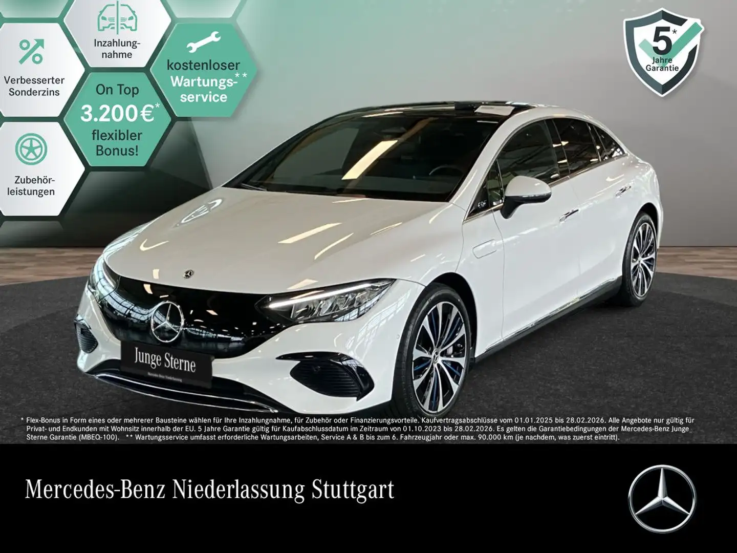 Mercedes-Benz EQE 300 Avantgarde WideScreen Pano Burmester LED bijela - 1