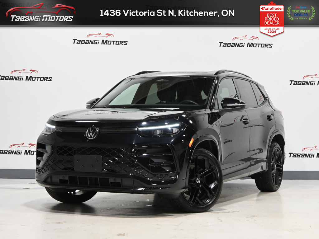 2026 Volkswagen Tiguan Comfortline R-Line Black Edition  No Accident Leather Panoramic Roof Heated Seats Adaptive Cruise