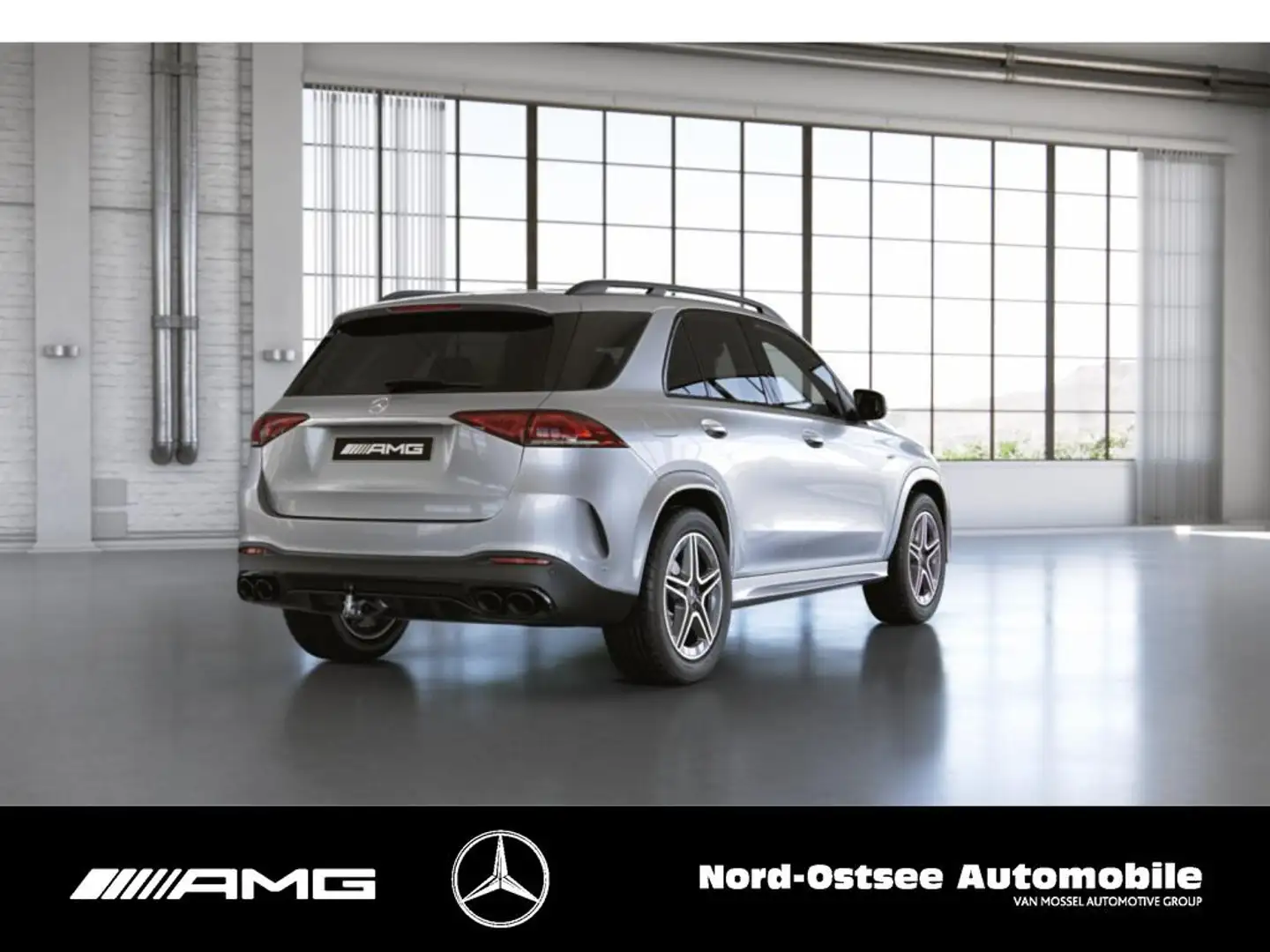 Mercedes-Benz GLE 53 AMG 4M+ NIGHT LED NAVI KAMERA AHK SHZ Argent - 2