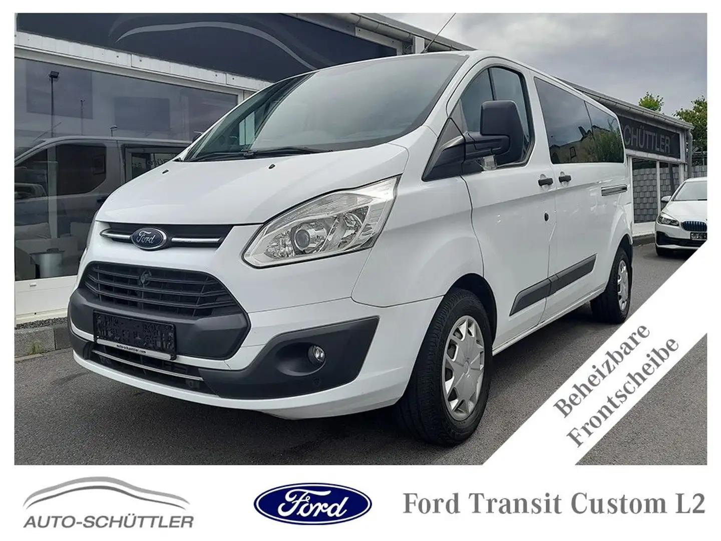 Ford Transit Custom L2, 8 Sitzer, Kamera,Klima, Bluet Bianco - 1