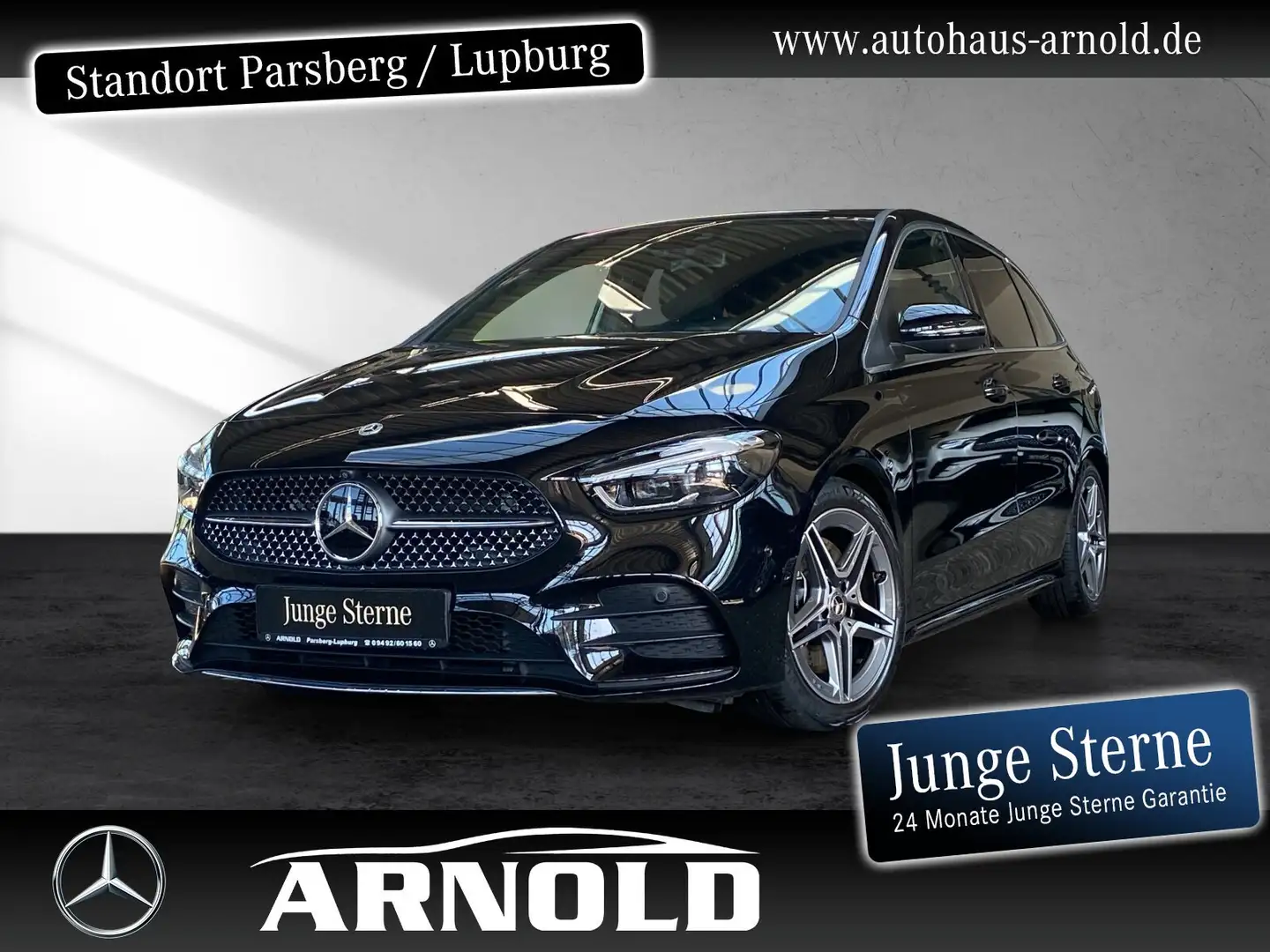 Mercedes-Benz B 250 B 250 4M AMG L. HUD Pano 360° Distr AHK Memory Schwarz - 1