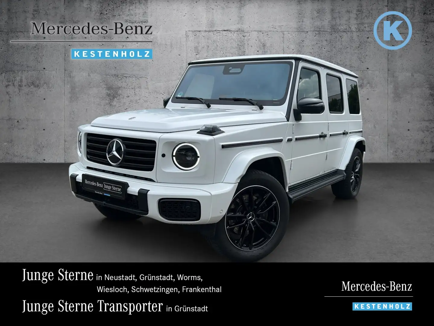 Mercedes-Benz G 500 G 500 AMG+DISTRO+360+BURME+AHK+MASSAGE+GSD+NIGHT Weiß - 1