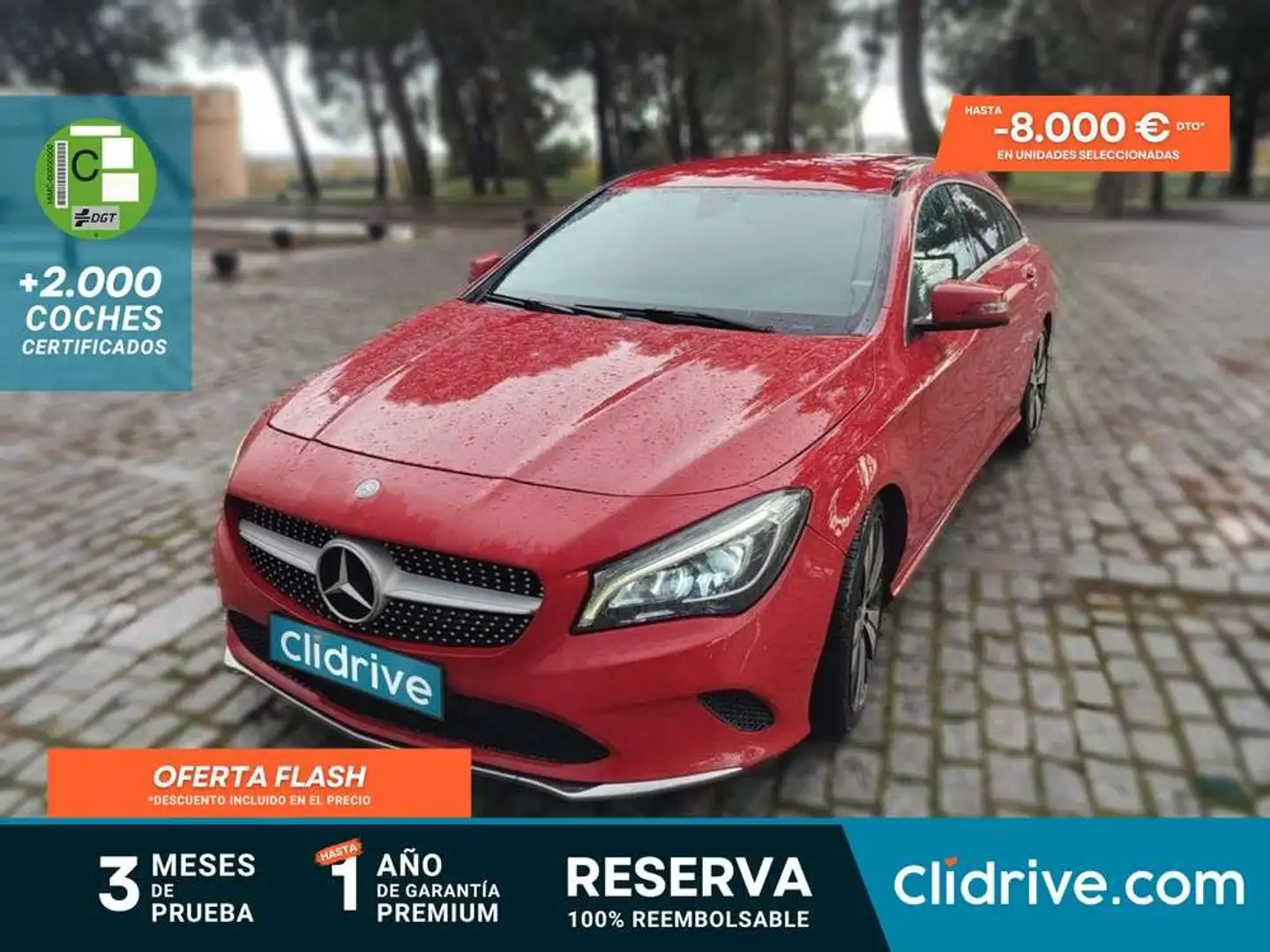 Mercedes-Benz CLA 200 Rojo - 1