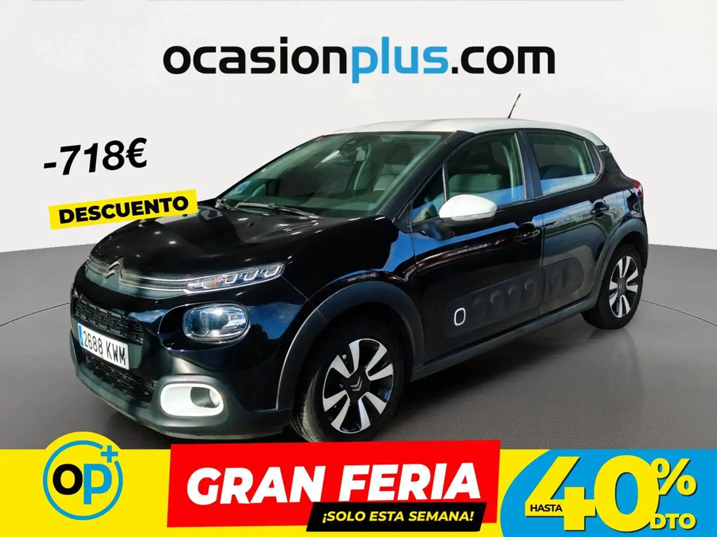 Citroen C3 1.2 PureTech S&S Feel 83 Negro - 1