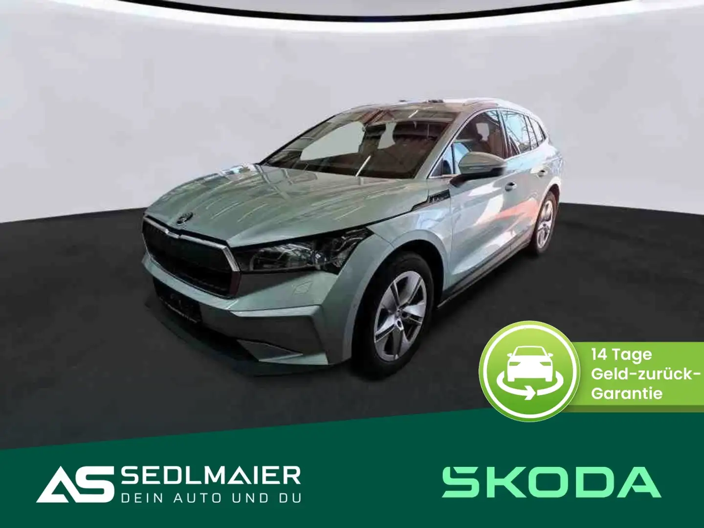 Skoda Enyaq 80 PANO|MATRX|LenkHz|WPumpe|AHK|Cam|CarPlay Silber - 1