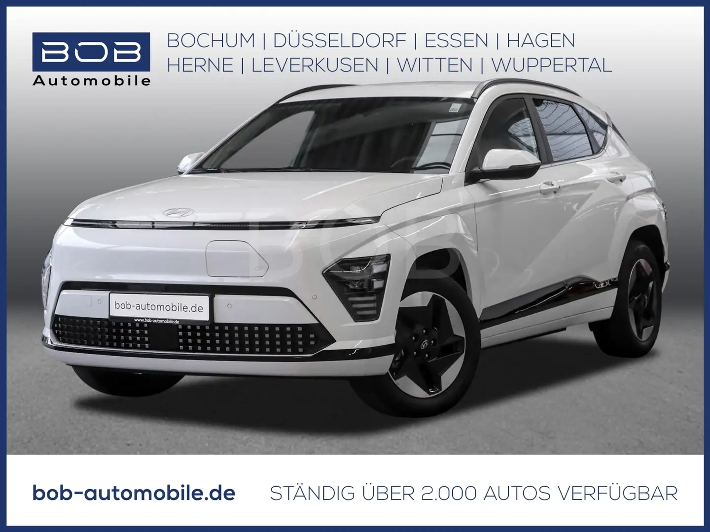 Hyundai KONA SX2 EV 65,4kWh 2WD TREND el. Heckklappe Wit - 1