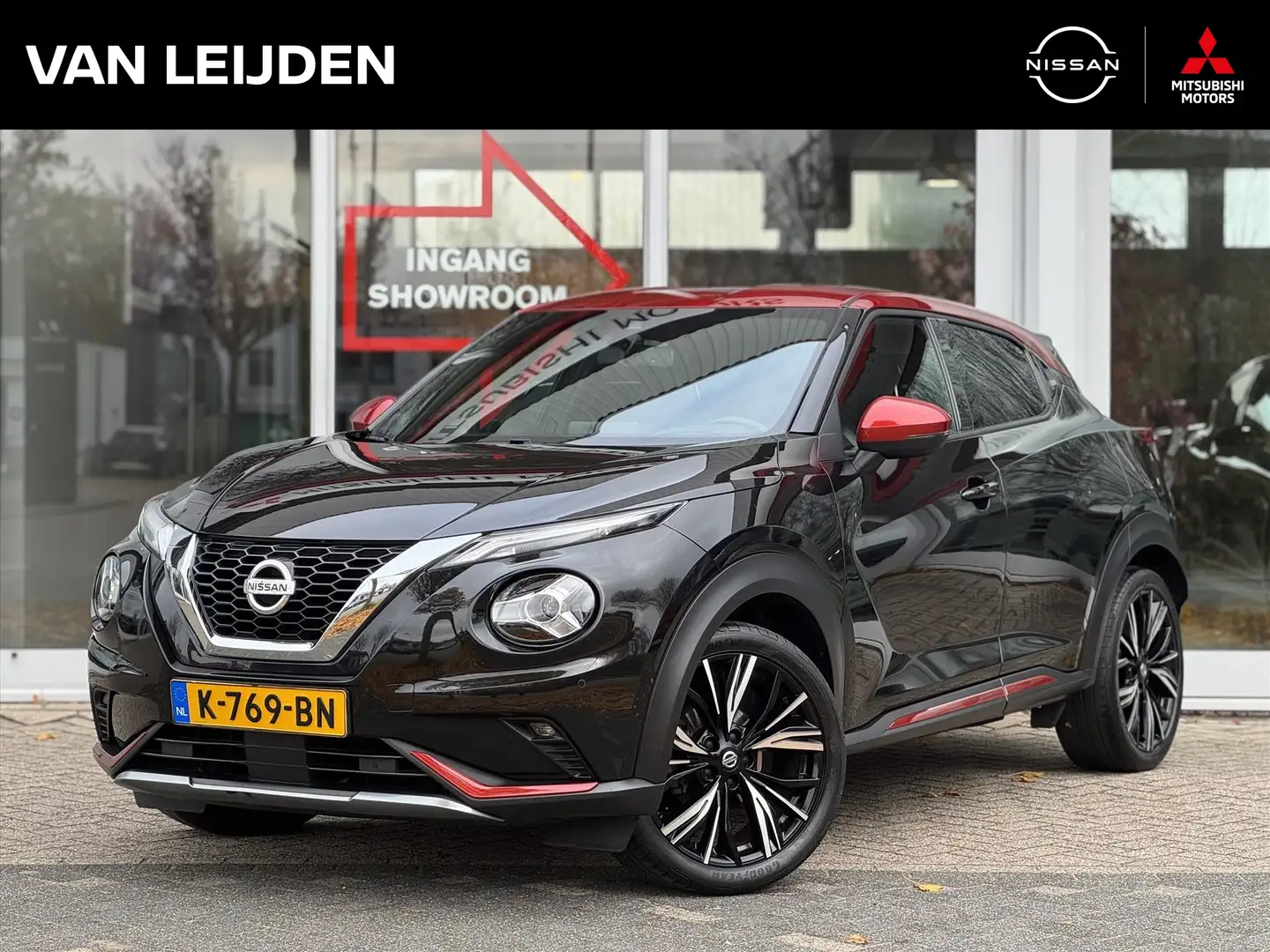 Nissan Juke 1.0 DIG-T 117pk N-Design | Leder | Bose | Navigati Zwart - 1