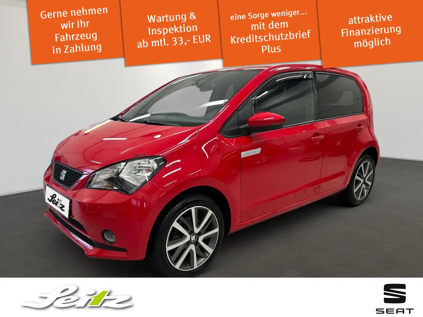SEAT Mii electric Edition Power Charge *PARKSENSOR*SITZH*DA Rouge - 1