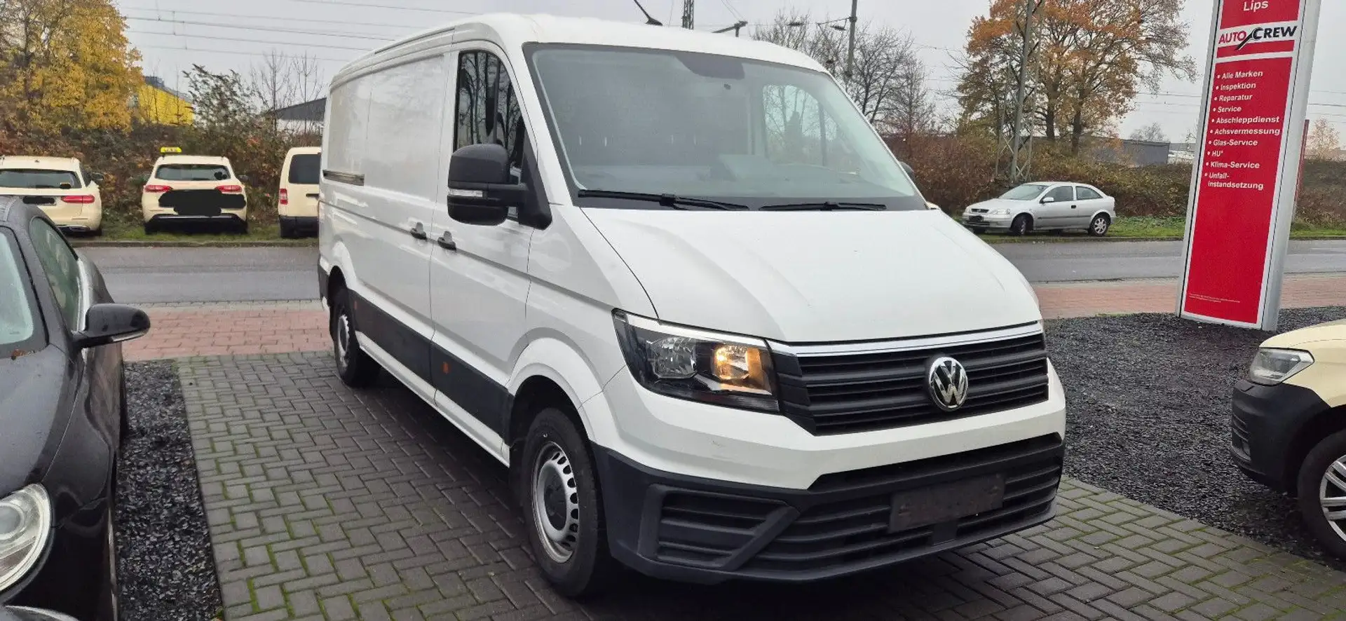 Volkswagen Crafter Kasten 35 Mittellang / Werkstattbott Weiß - 1
