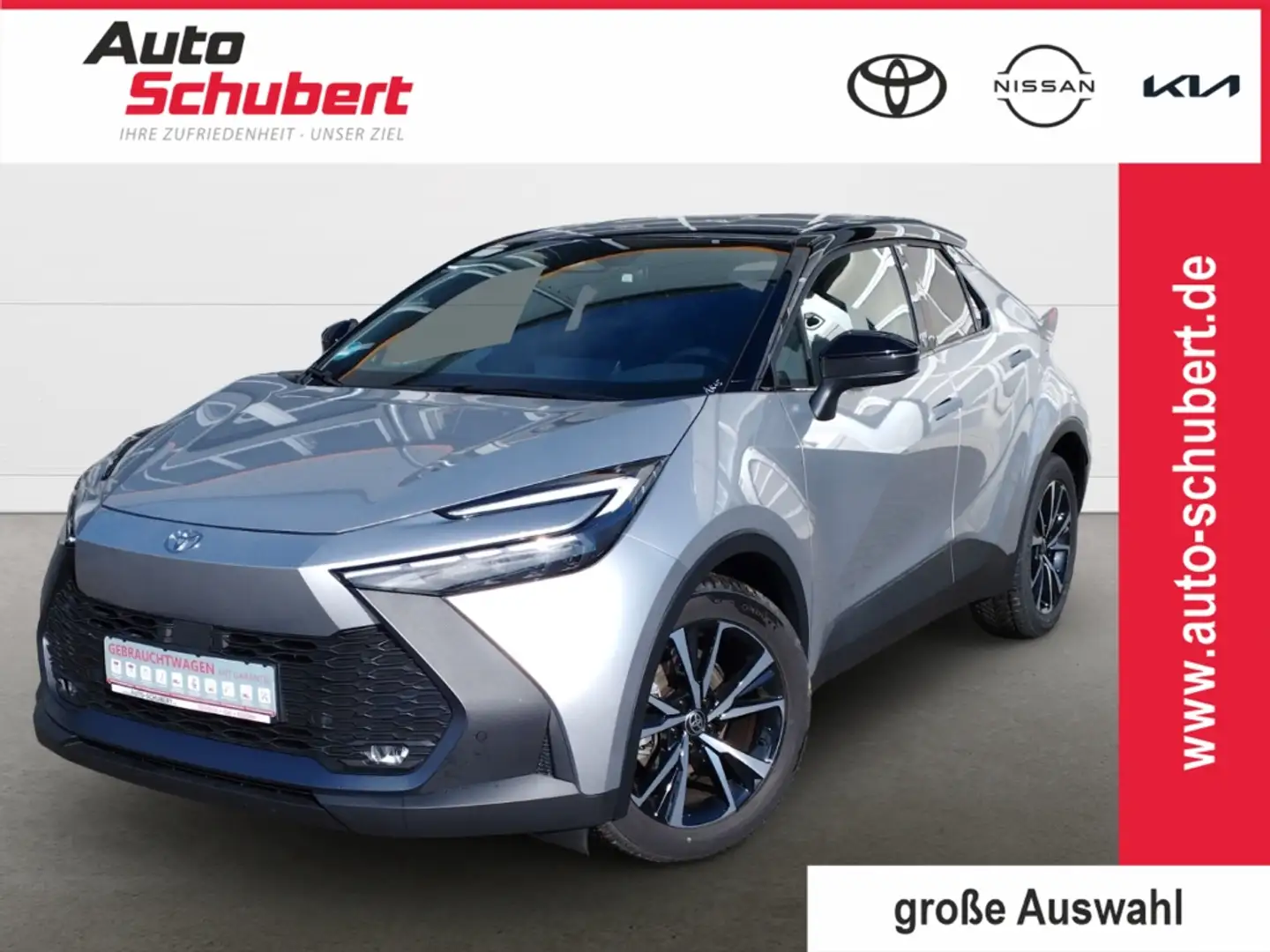 Toyota C-HR Hybrid Team D 1,8-l Technik-P Navi LED ACC El. Hec Zilver - 1