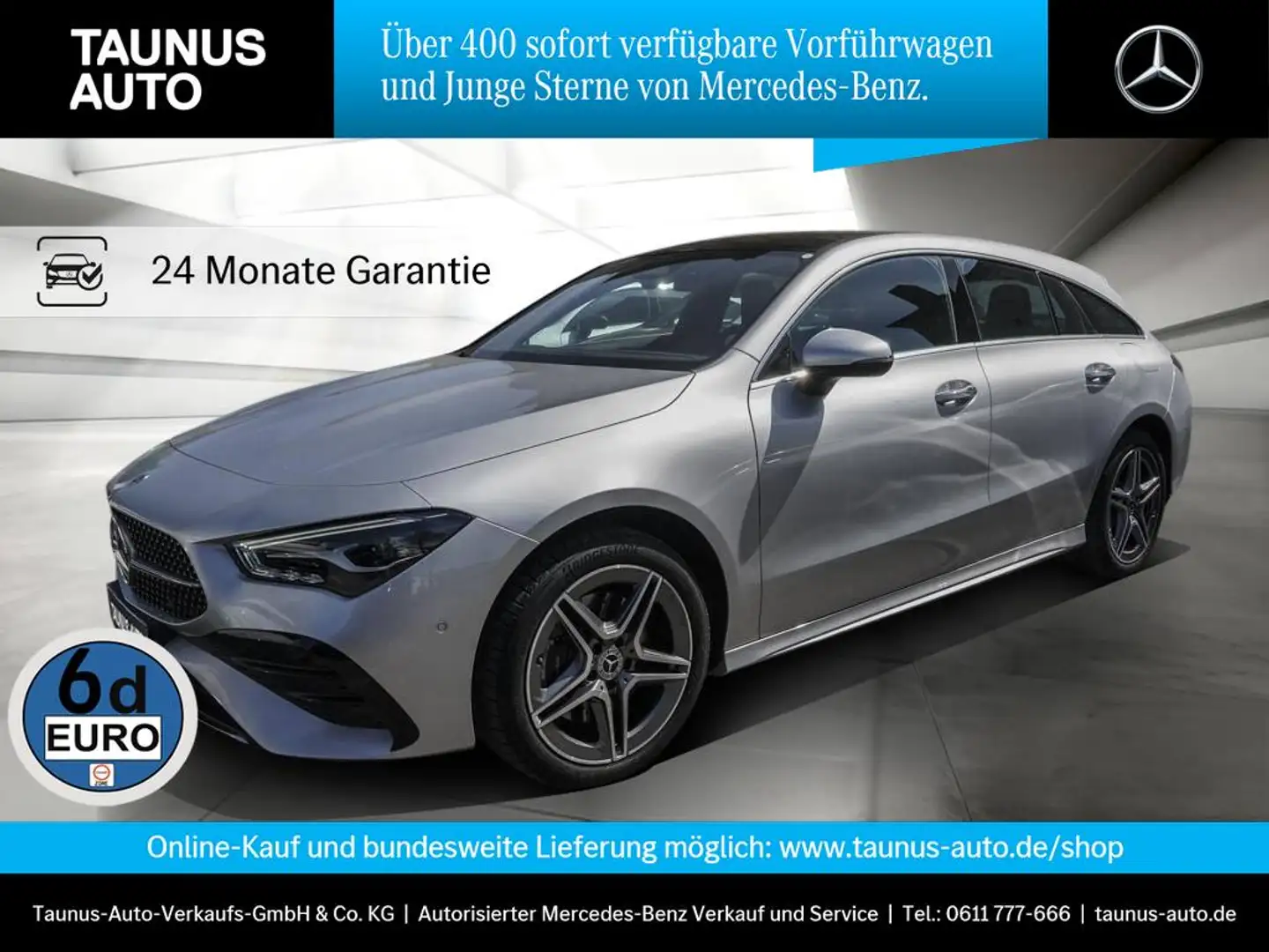 Mercedes-Benz CLA 250 e SB AMG-LINE ADVANCED PLUS PANORAMA KAMERA Silber - 1