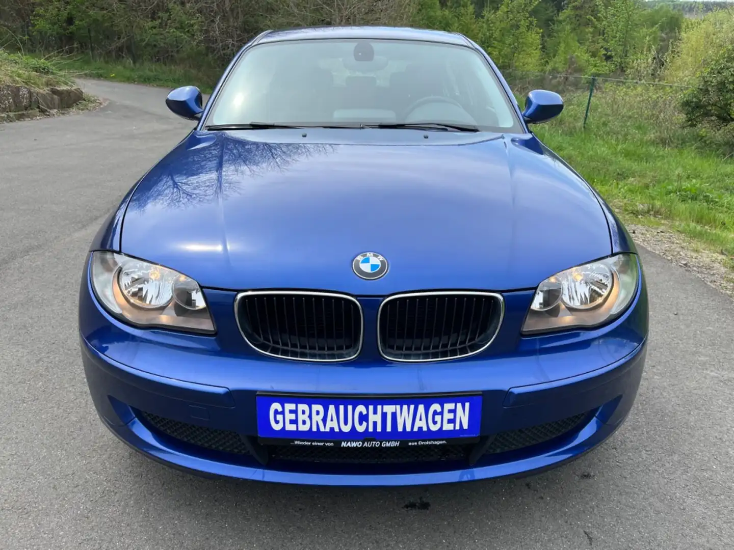 BMW 118 d-Automatik-Navi-4 Türig-Tüv neu-1 Hand- Bleu - 2